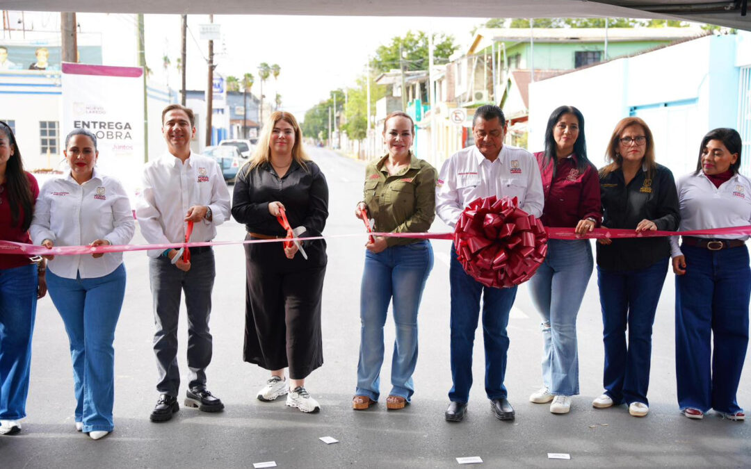 Entrega de recarpeteo beneficia a más de 61 mil ciudadanos en Nuevo Laredo