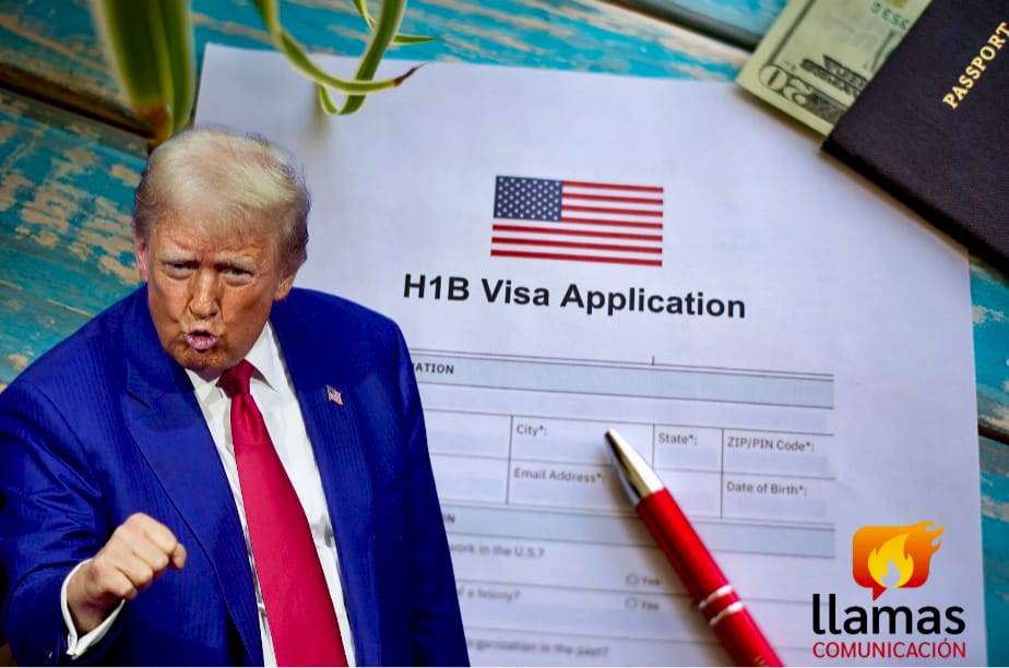 Impone Trump tarifa de 100 mil dólares a visas H-1B