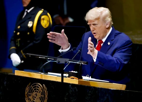 Arremete Trump contra ONU y critica reconocimiento de Palestina