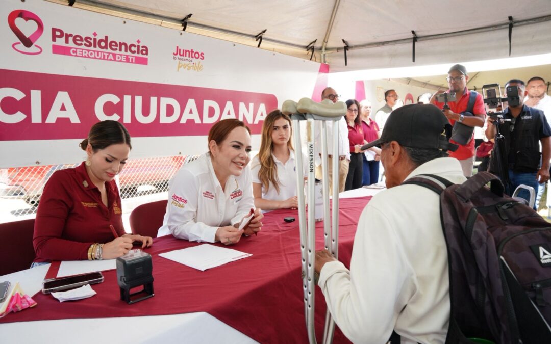 Encabeza Carmen Lilia Canturosas jornada de atención en Los Encinos