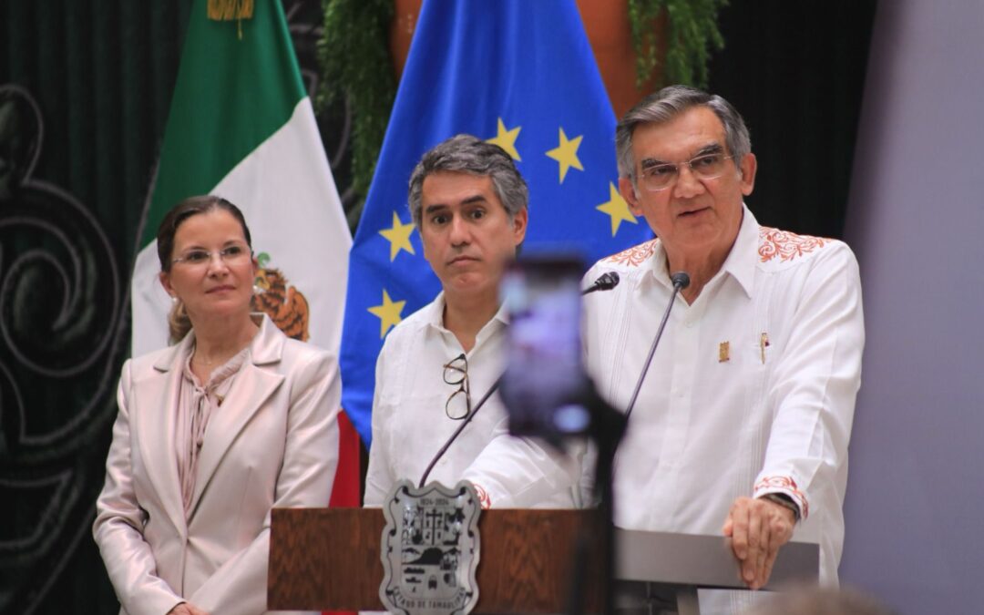 Destaca Embajador de la Unión Europea condiciones de seguridad en Tamaulipas