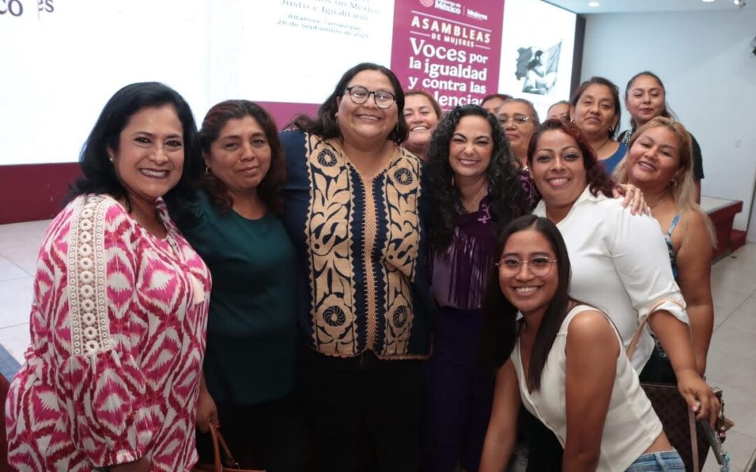 Las mujeres no están solas: Citlalli Hernández; seguiremos entregando la Cartilla de Derechos de las Mujeres: Olga Sosa.