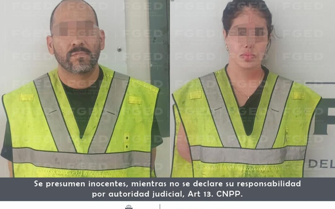 Detienen a pareja por muerte de menor