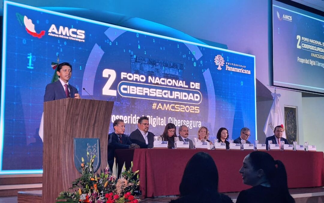 Presente Guardia Estatal Cibernética en Foro Nacional de Ciberseguridad AMCS 2025