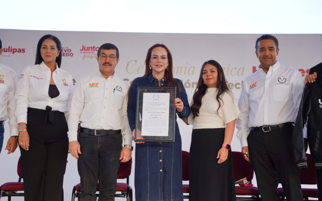 Impulsan Carmen Lilia Canturosas y UAT infraestructura educativa en beneficio de mil 500 estudiantes