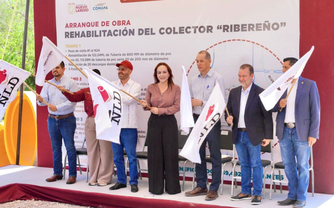 Impulsa Carmen Lilia Canturosas histórico arranque de obras hídricas