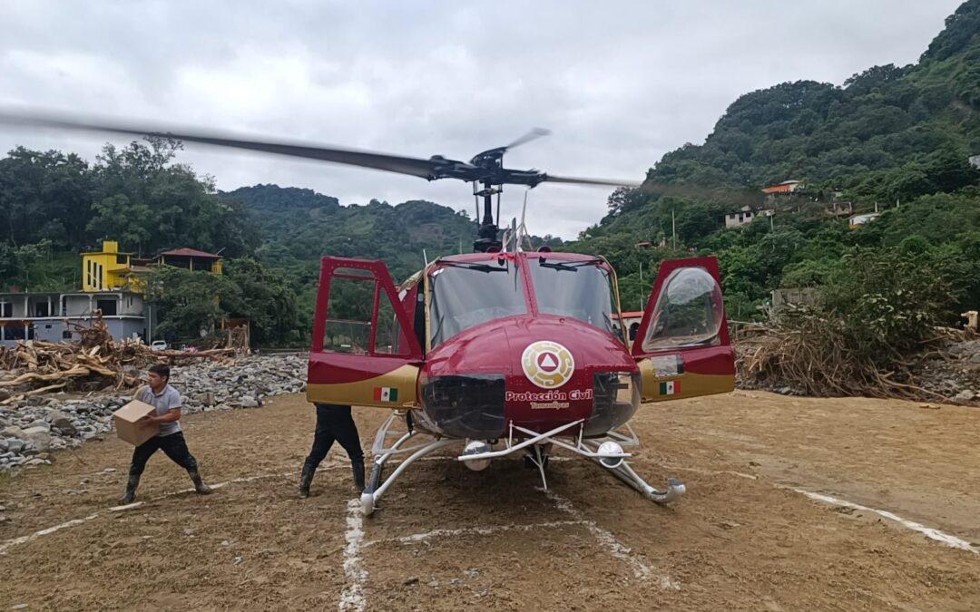 Envía Tamaulipas apoyo a población afectada por lluvias en Veracruz