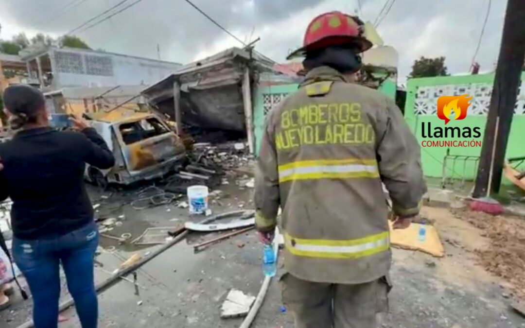 Explota vivienda en colonia Infonavit; evacúan a estudiantes del Cobat