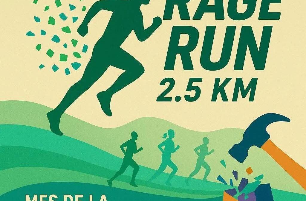 Arde la energía positiva en el Rage Run 2.5K: deporte, salud mental y comunidad