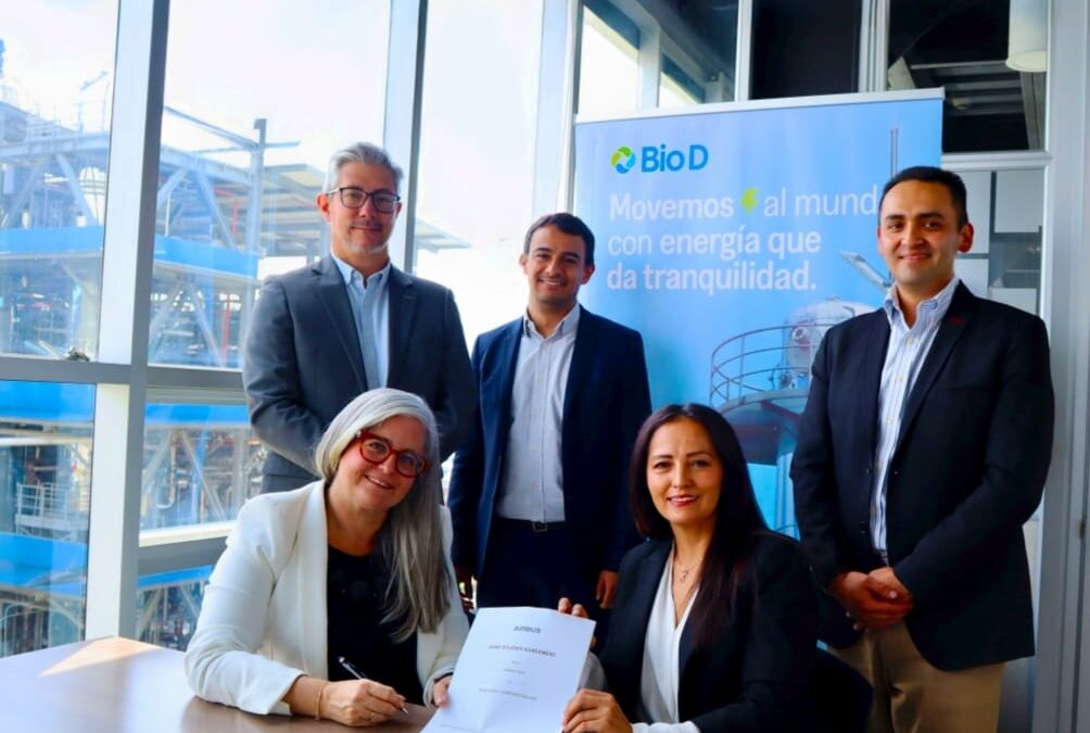 Impulsan Airbus y BioGlobal desarrollo de biocombustibles para aviación en Colombia