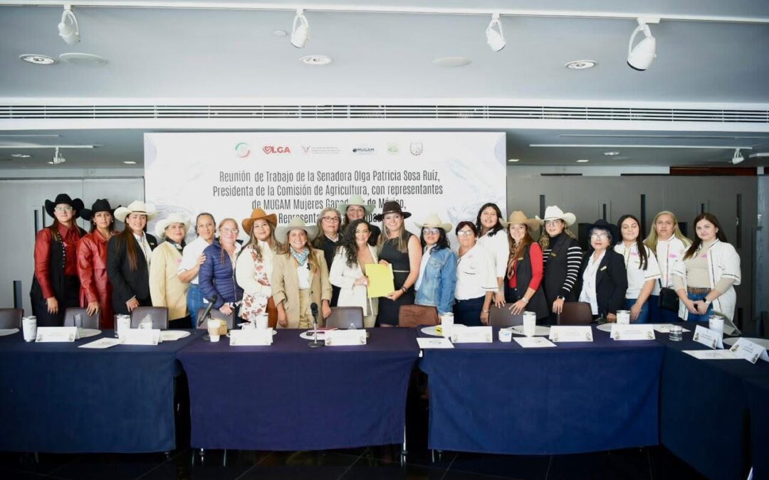 Encabeza senadora Olga Sosa reunión con mujeres ganaderas