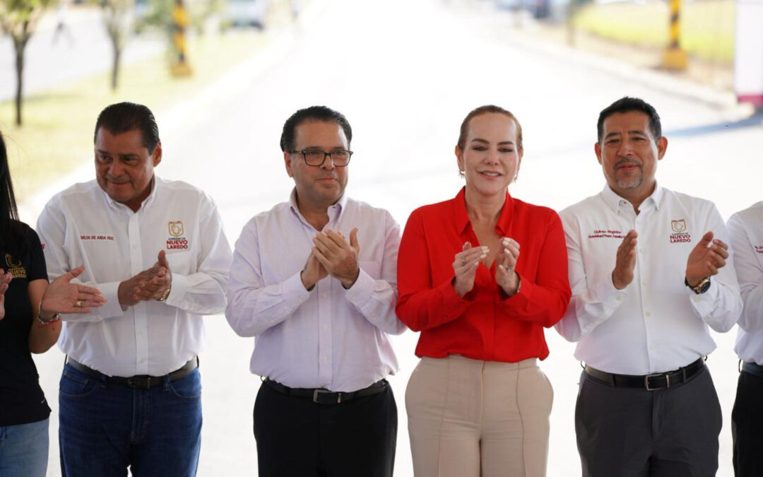 Entrega Carmen Lilia Canturosas nuevas obras que transforman el sur de Nuevo Laredo