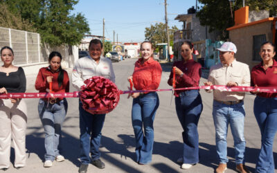 Mejora Gobierno Municipal infraestructura sanitaria y vial en tres colonias al poniente de Nuevo Laredo