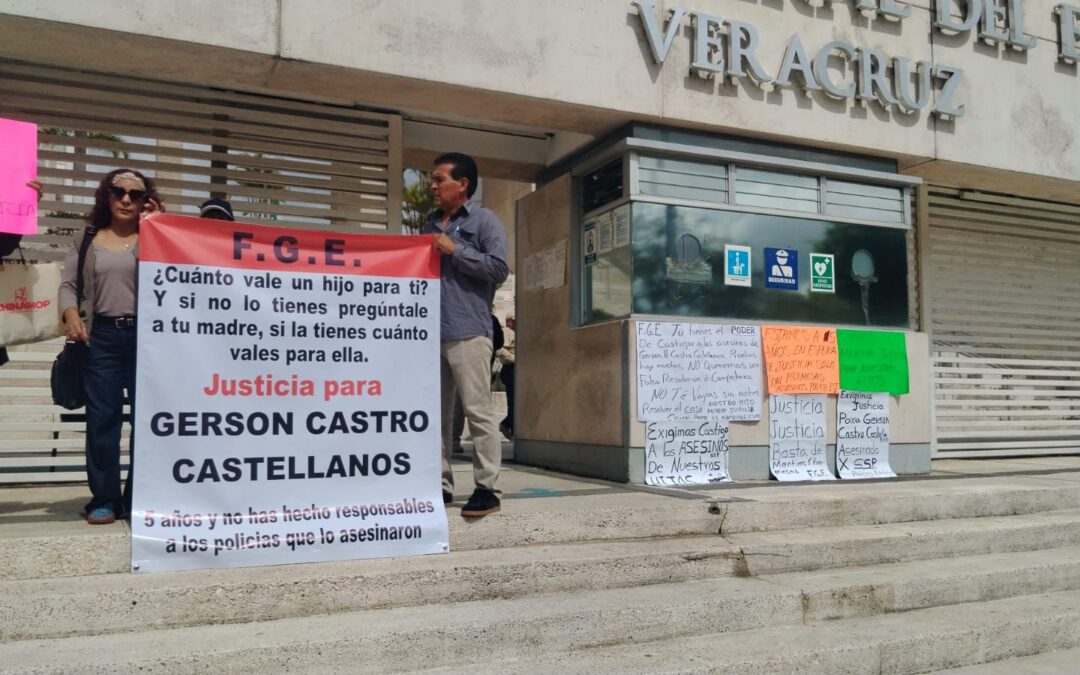 Exigen justicia en Veracruz: familias reclaman a la FGE por asesinato de jóvenes a manos de policías