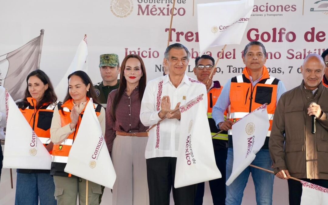 Inicia construcción del tren Nuevo Laredo–Saltillo; será la frontera más importante de América Latina