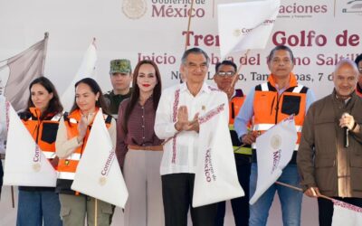 Inicia construcción del tren Nuevo Laredo–Saltillo; será la frontera más importante de América Latina