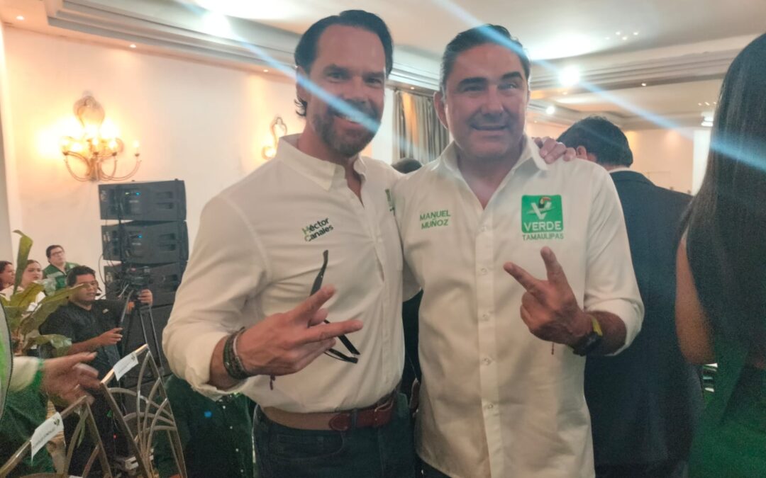 Respalda Héctor Canales reelección de Manuel Muñoz y fortalece al Verde rumbo al 2027