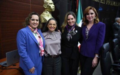 Firman acta constitutiva capítulo Tamaulipas la colectiva 50 + 1 en el Senado de la República