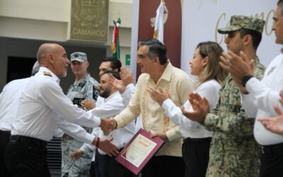 Reconoce gobernador al equipo de Protección Civil y a Servicios Aéreos de Tamaulipas