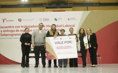Encabeza Luis Gerardo Illoldi Reyes encuentro con trabajadores de Movilidad Laboral