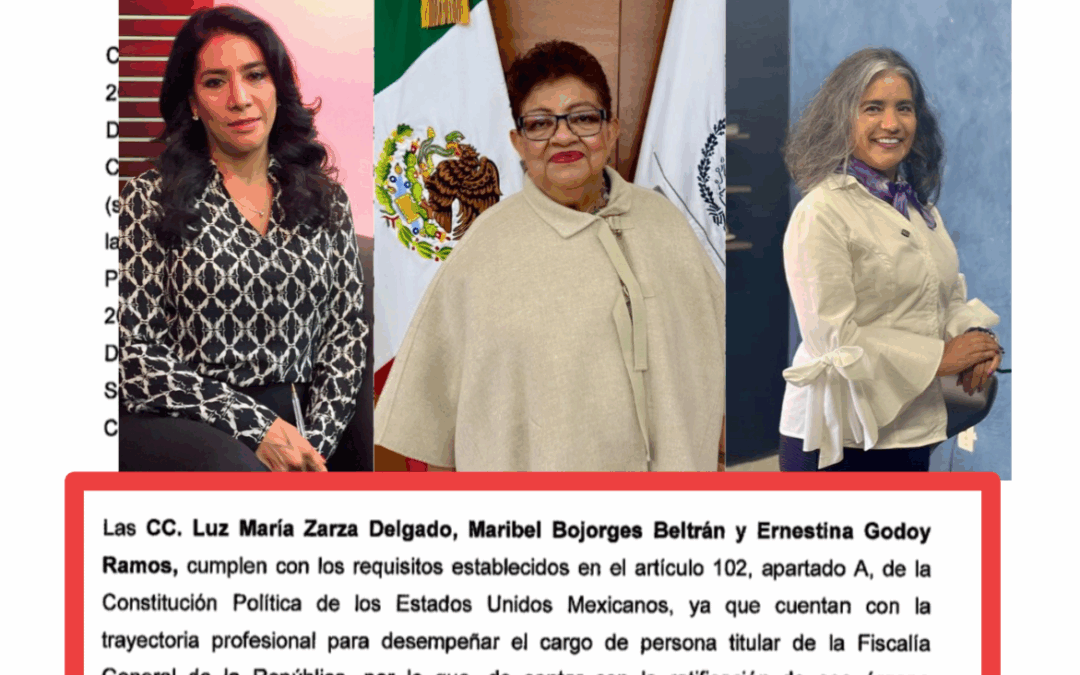 Presenta Sheinbaum Terna Femenina Para Encabezar la FGR