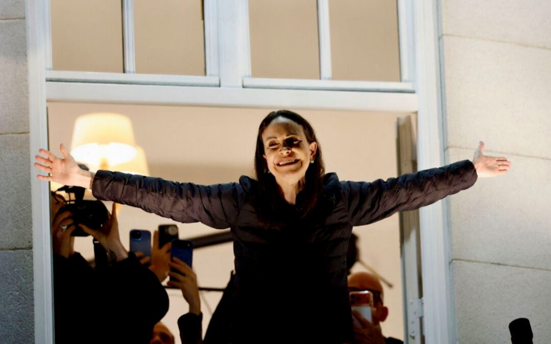 Llega Machado a Oslo y Prepara Aparición Pública Tras Salir de Venezuela