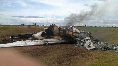 avion-mexicano-quemado-autoridades-venezolanas