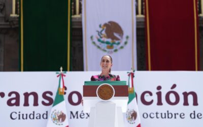 Reivindica Sheinbaum Modelo de la 4T en Mitin por Séptimo Aniversario