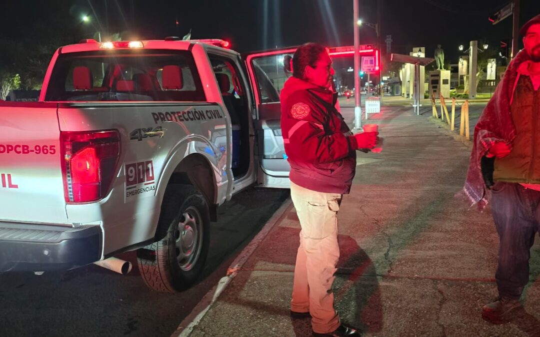 Implementa Protección Civil Operativo Carrusel Ante Bajas Temperaturas en Nuevo Laredo