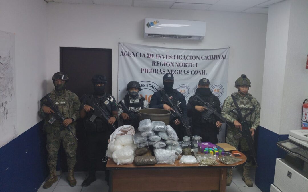 Aseguran Droga Sintética y Marihuana en Piedras Negras