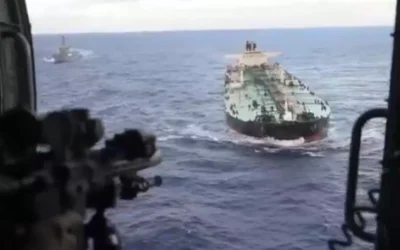 Intercepta EEUU Petrolero Tras Violar Cuarentena Naval