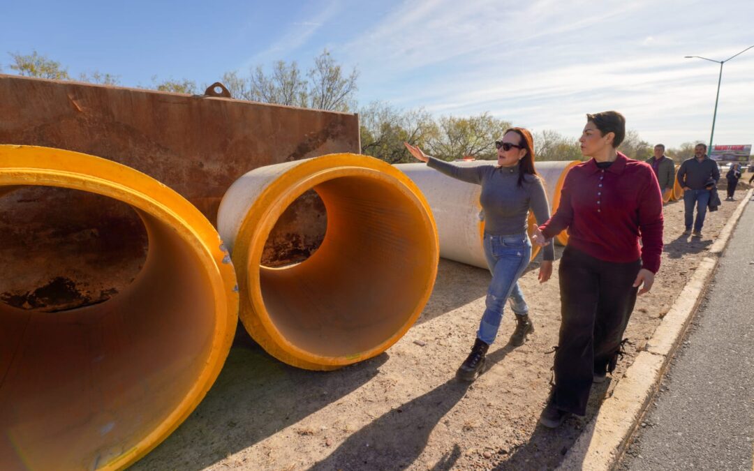 Avanza Rehabilitación del Colector Ribereño y Fortalece Infraestructura Hídrica en Nuevo Laredo
