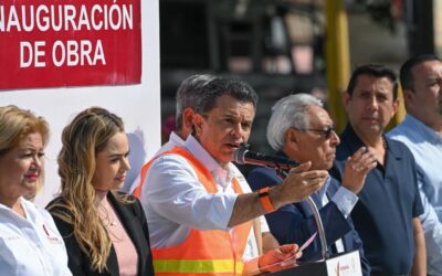Rehabilitan Pavimentación de Calle 27 Lauro Rendón.
