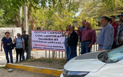 Exigen Maestros Transparencia en Caso de Supervisora