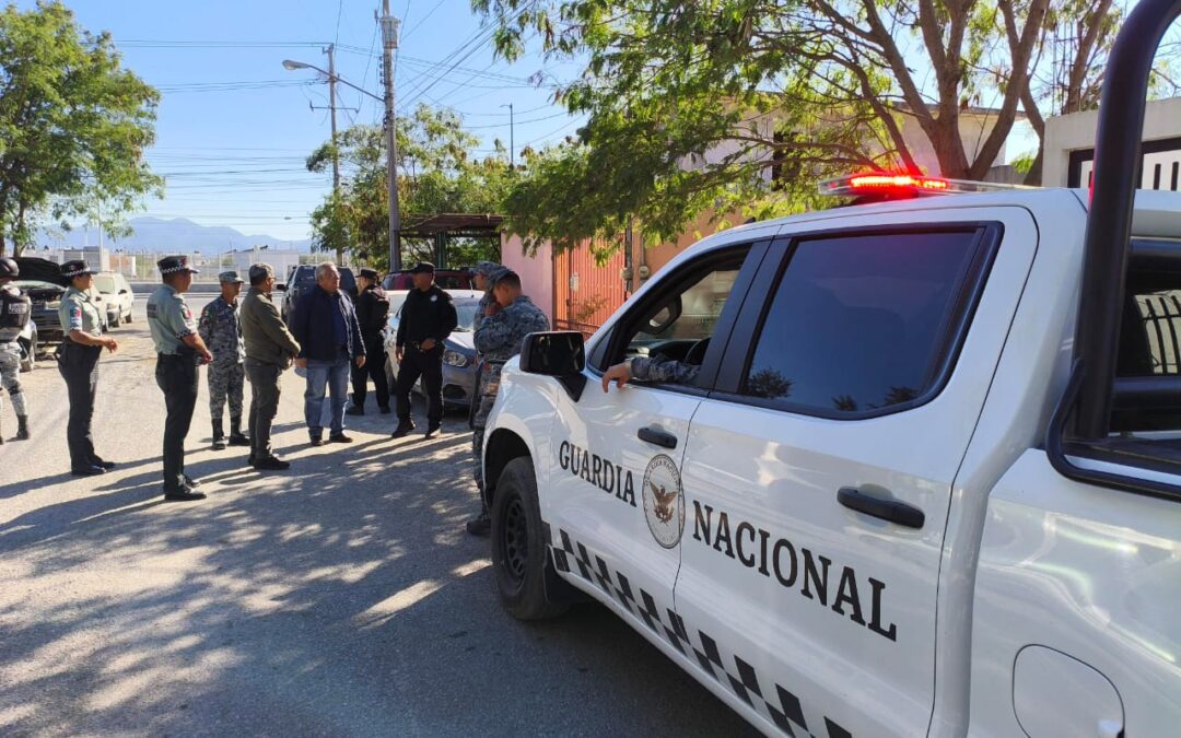 Con Recorridos de Proximidad, Refuerzan Municipio, GN y GE Seguridad en Victoria.