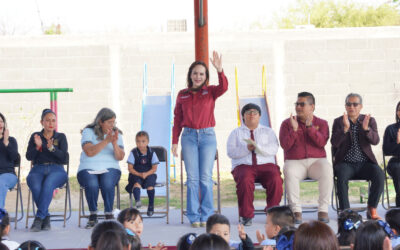 Inaugura Carmen Lilia Obras Educativas en Reforma Urbana