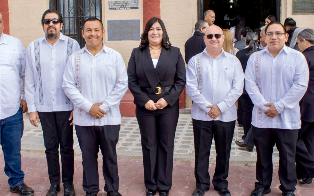 Reafirman Identidad y Compromiso en Camargo en Día de la Bandera