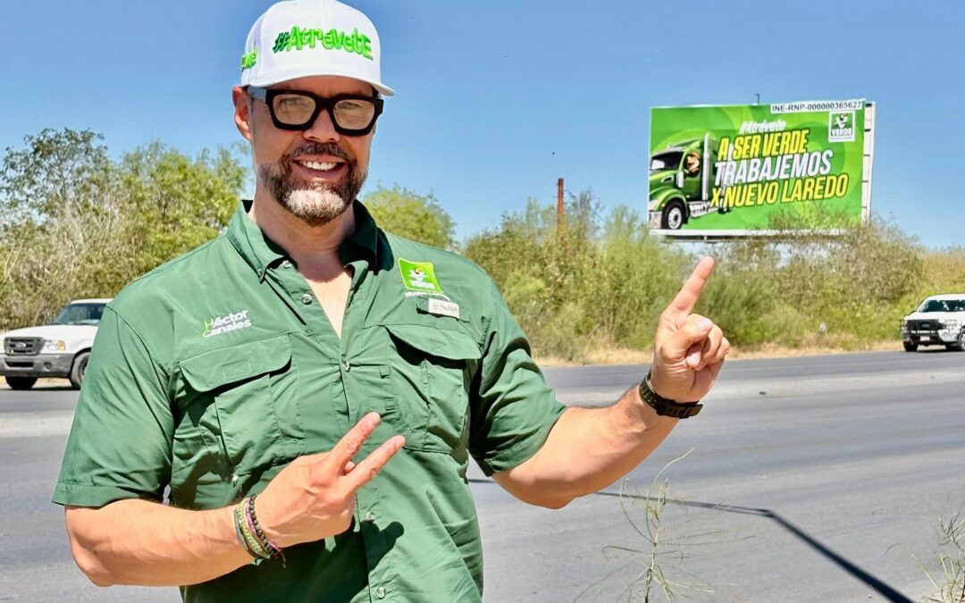 Refuerza Héctor Canales Presencia del PVEM en Nuevo Laredo