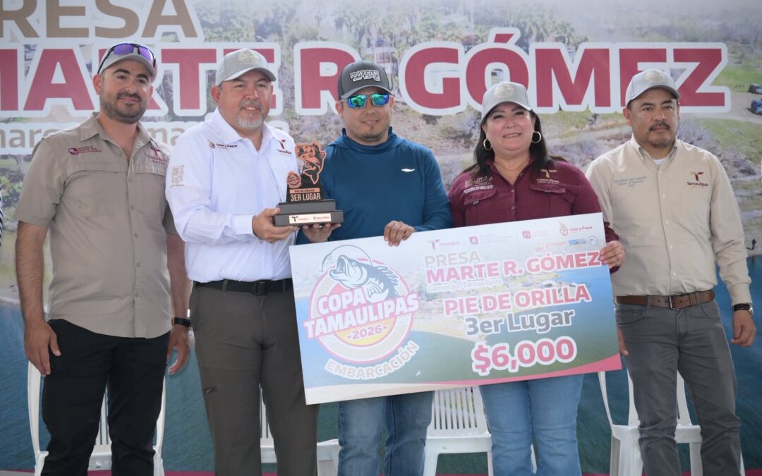 Concluye con Éxito Torneo de Pesca en Presa Marte R. Gómez