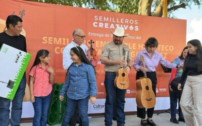 Arranca con nuevos instrumentos el Semillero de Música Huasteca en González