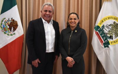 Acuerdan Agenda Laboral Olga Sosa y Líder de la FSTSE