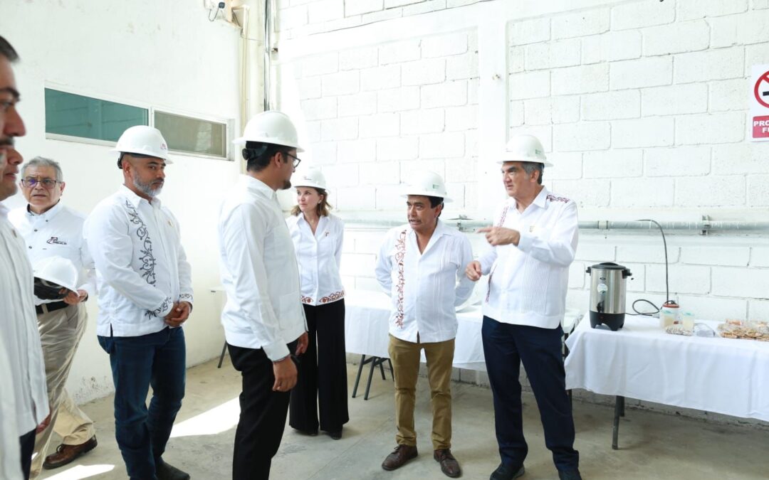 Gobernador Constata Avance de Planta de Combustibles Alternativos en Altamira
