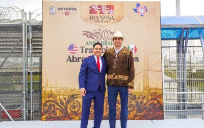 Celebraron Carlos Peña Ortiz y Sergio Coronado Jr. Tradicional Abrazo Reynosa-Hidalgo