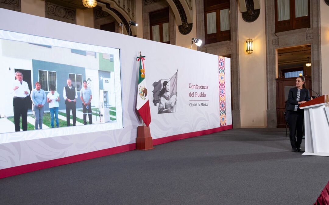 Desde la Mañanera, Sheinbaum Encabeza Entrega de Viviendas en Tamaulipas