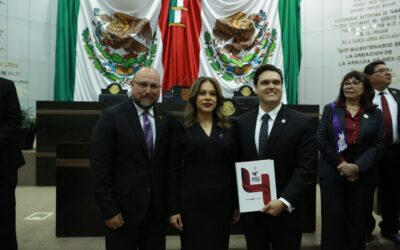 Recibe Congreso de Tamaulipas Cuarto Informe del Gobernador Américo Villarreal