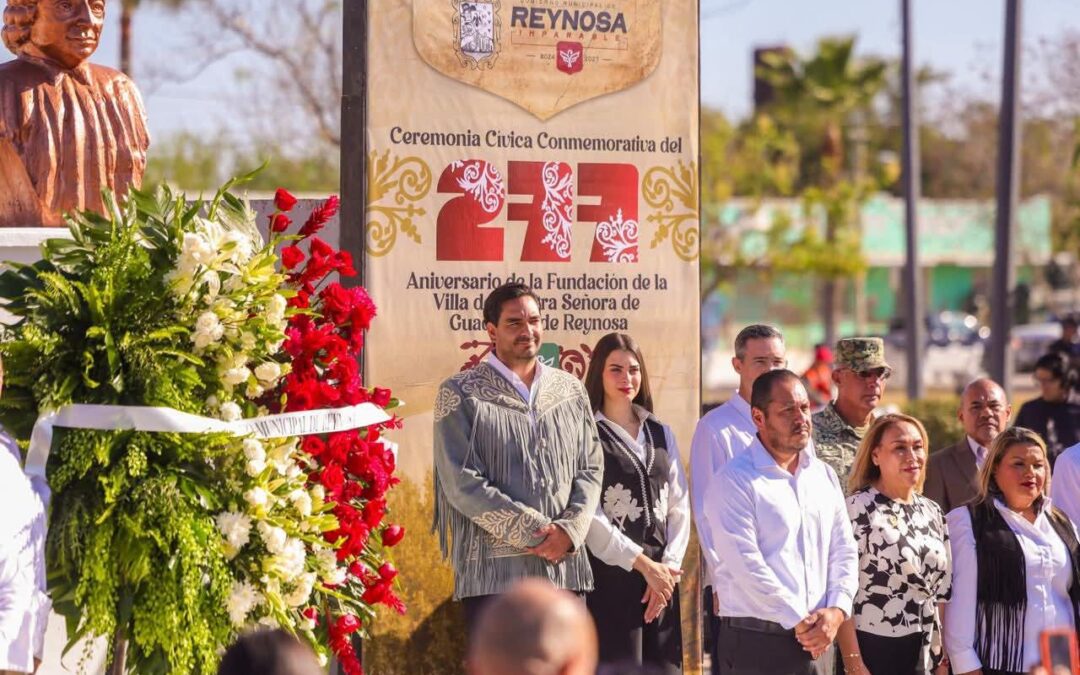 Celebró Alcalde Carlos Peña Ortiz 277 de la Fundación de Reynosa