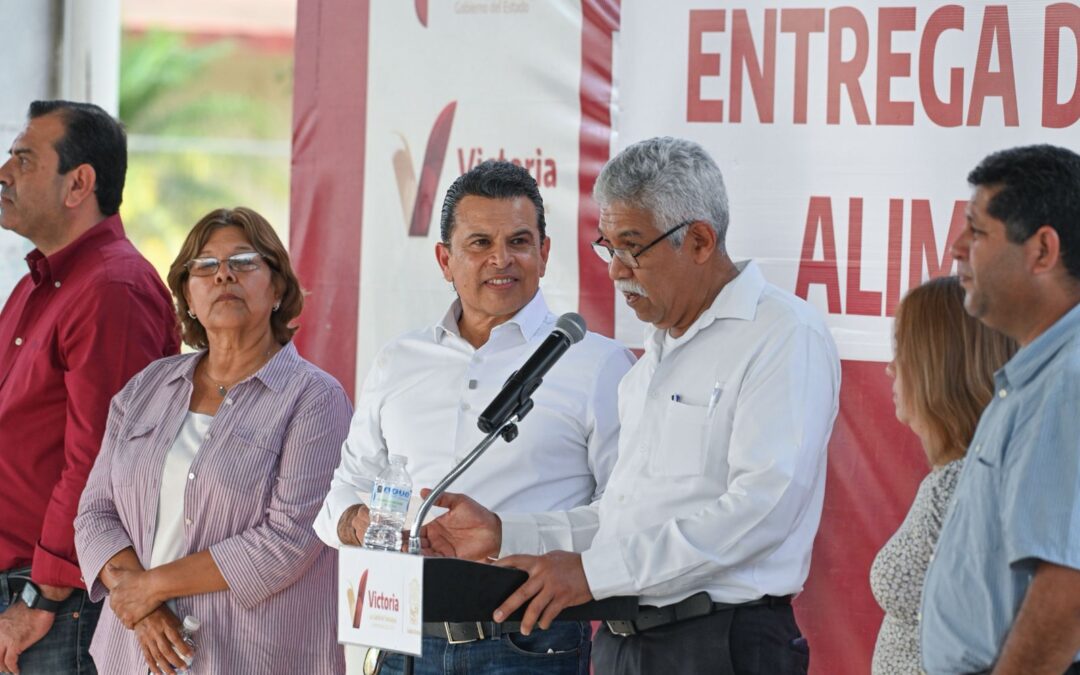 Llegan Apoyos Alimentarios a Área Rural de Victoria.