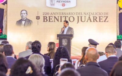 Conmemoró Carlos Peña Ortiz Natalicio de Benito Juárez con Autoridades Civiles y Militares
