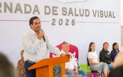 Arranca Alcalde Carlos Peña Ortiz Jornada de Salud Visual