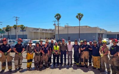 Acompañó Alcalde Carlos Peña Ortiz en Cursos de Capacitación a Protección Civil